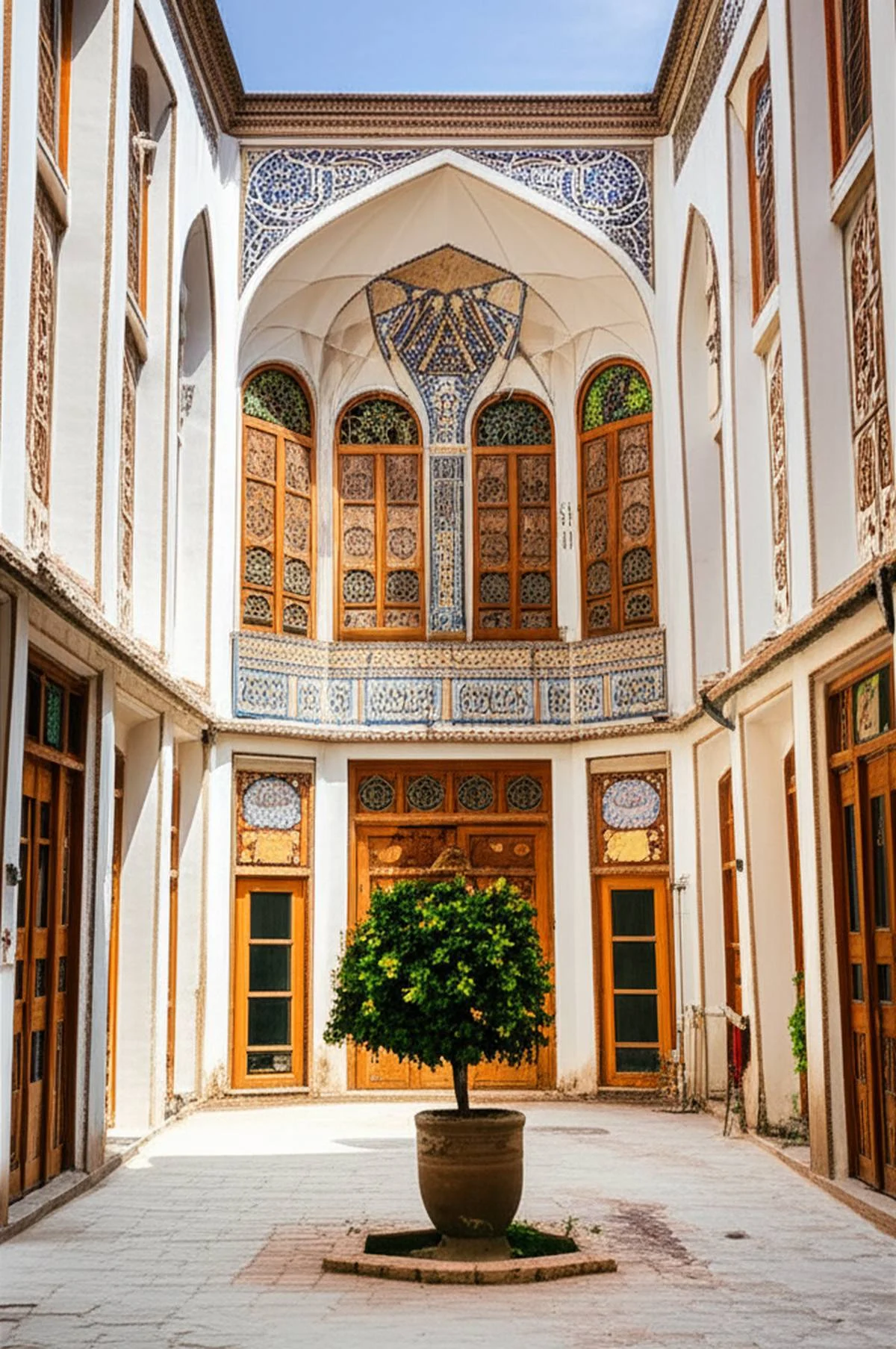 معماری خانه های تاریخی کاشان