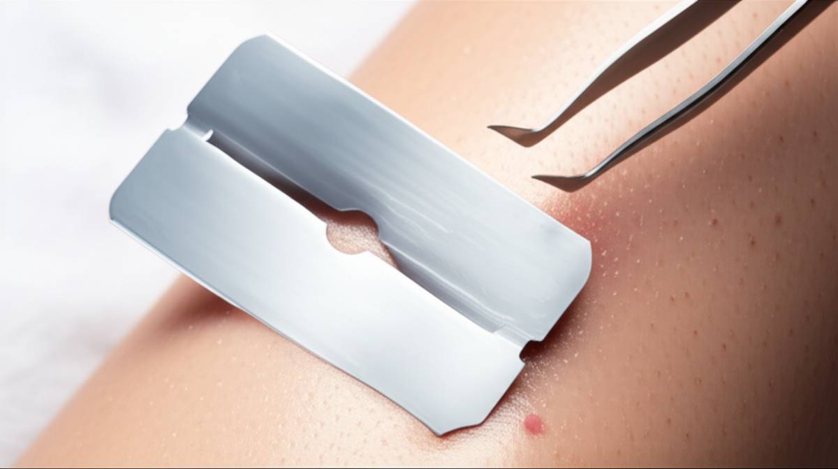 نقش تیغ و اپیلاسیون در انتشار زگیل تناسلی روی بدن.