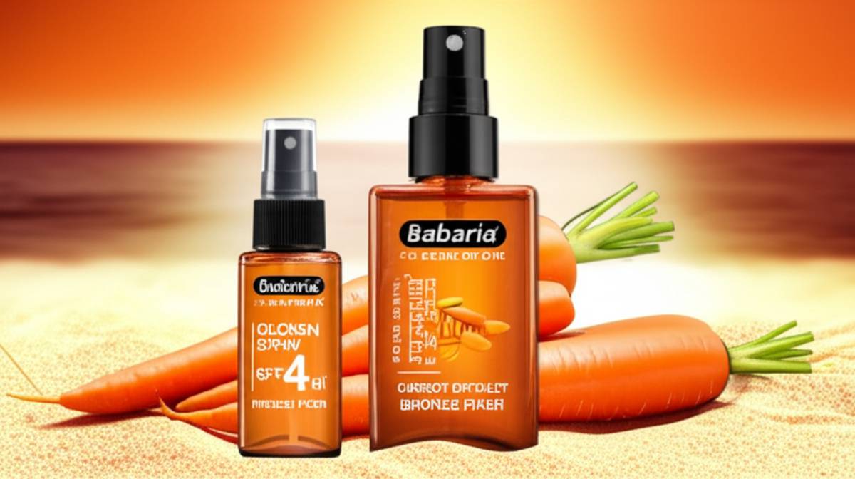 داروخانه اسپری تثبیت برنز هویج SPF4 باباریا - ویژگی ها
