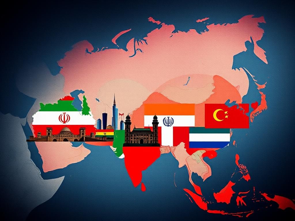 معنی پرچم کشورهای آسیا | نمادشناسی و تاریخچه کامل