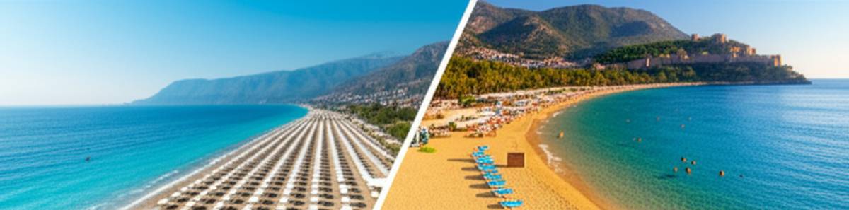 آنتالیا یا آلانیا؟ مقایسه کامل سواحل برای انتخابی بهتر