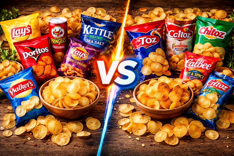 تفاوت چیپس خارجی و ایرانی؛ کدام انتخاب بهتری است؟